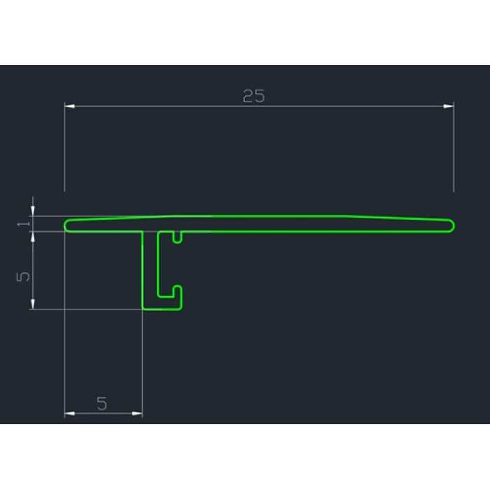Порог алюминиевый Pro Design Doorstep 571 Белый 900 мм №3