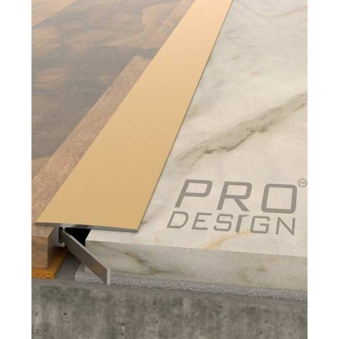 Порог алюминиевый Pro Design Doorstep 571 Шампань 900 мм
