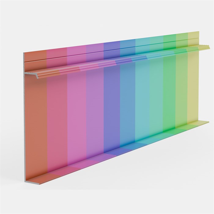 Скрытый плинтус Pro Design 235 Universal Крашенный по RAL
