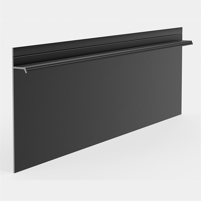 Скрытый плинтус Pro Design 323 Чёрный Муар RAL 9005