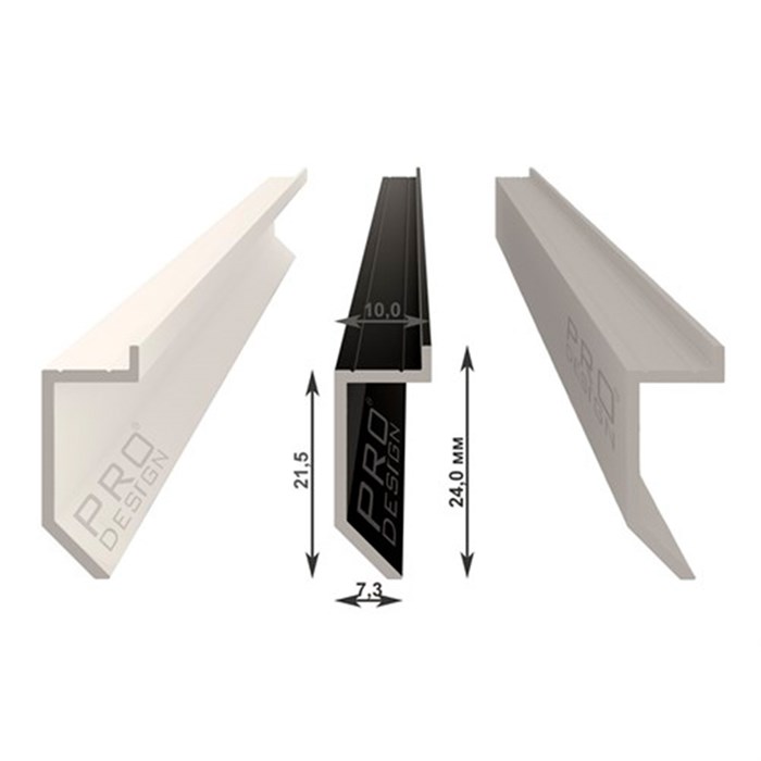 Теневой плинтус Pro Design Slim 723 Анодированный №4