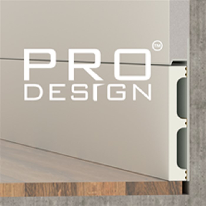 МДФ вставка в плинтус Pro Design 80 мм (дюрополимер) №5