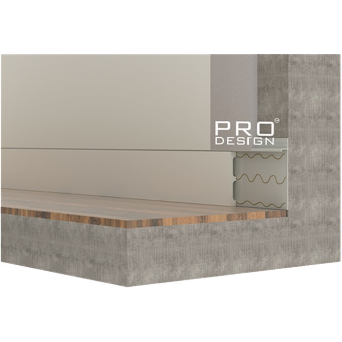 МДФ вставка в плинтус Pro Design 80 мм (дюрополимер) №2