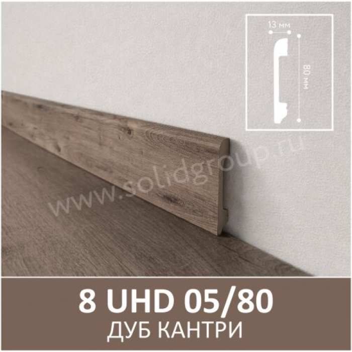 Изображение Плинтус Solid 8 UHD 05/80 Дуб Кантри