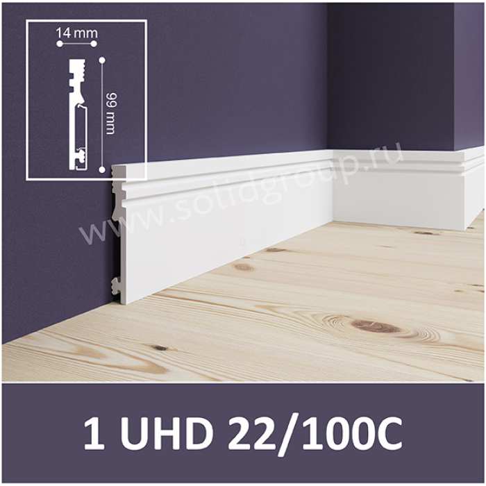 Изображение Плинтус Solid Unica UHD 22/100C