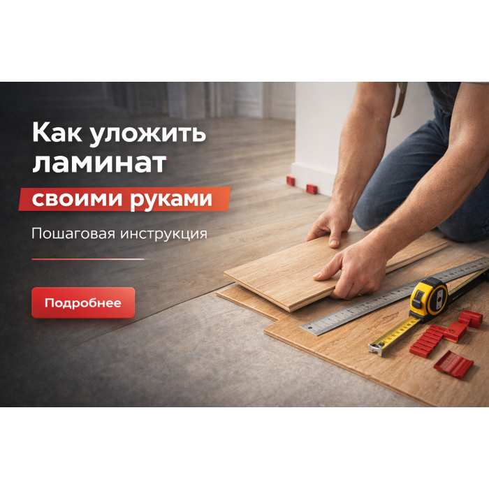 Укладка ламината своими руками: пошаговая инструкция
