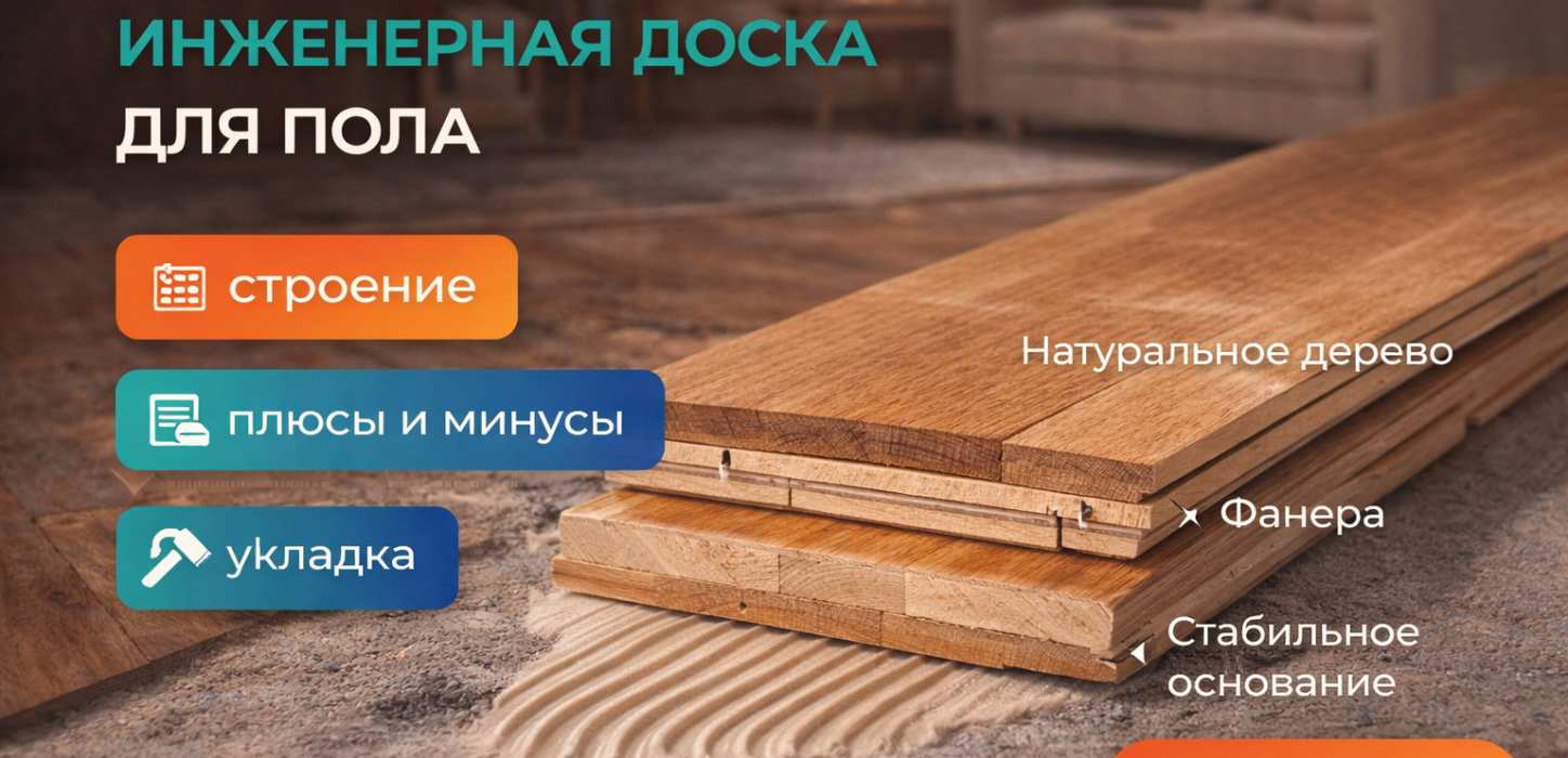 Изображение Что такое инженерная доска для пола