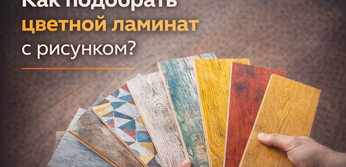 Изображение Как подобрать цветной ламинат с рисунком?