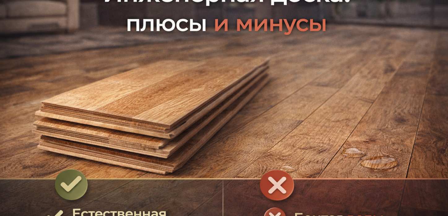 Изображение Инженерная доска: плюсы и минусы