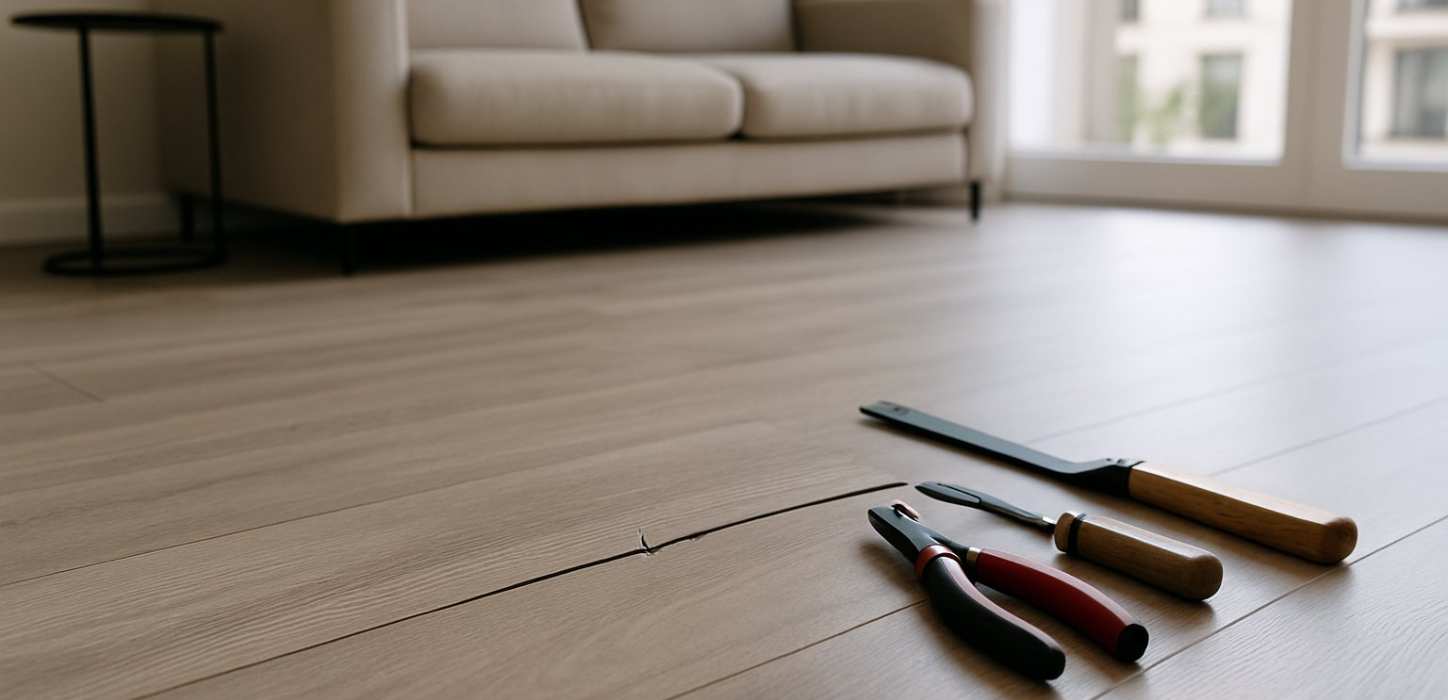 Изображение Ремонт кварцвинила замкового без разборки